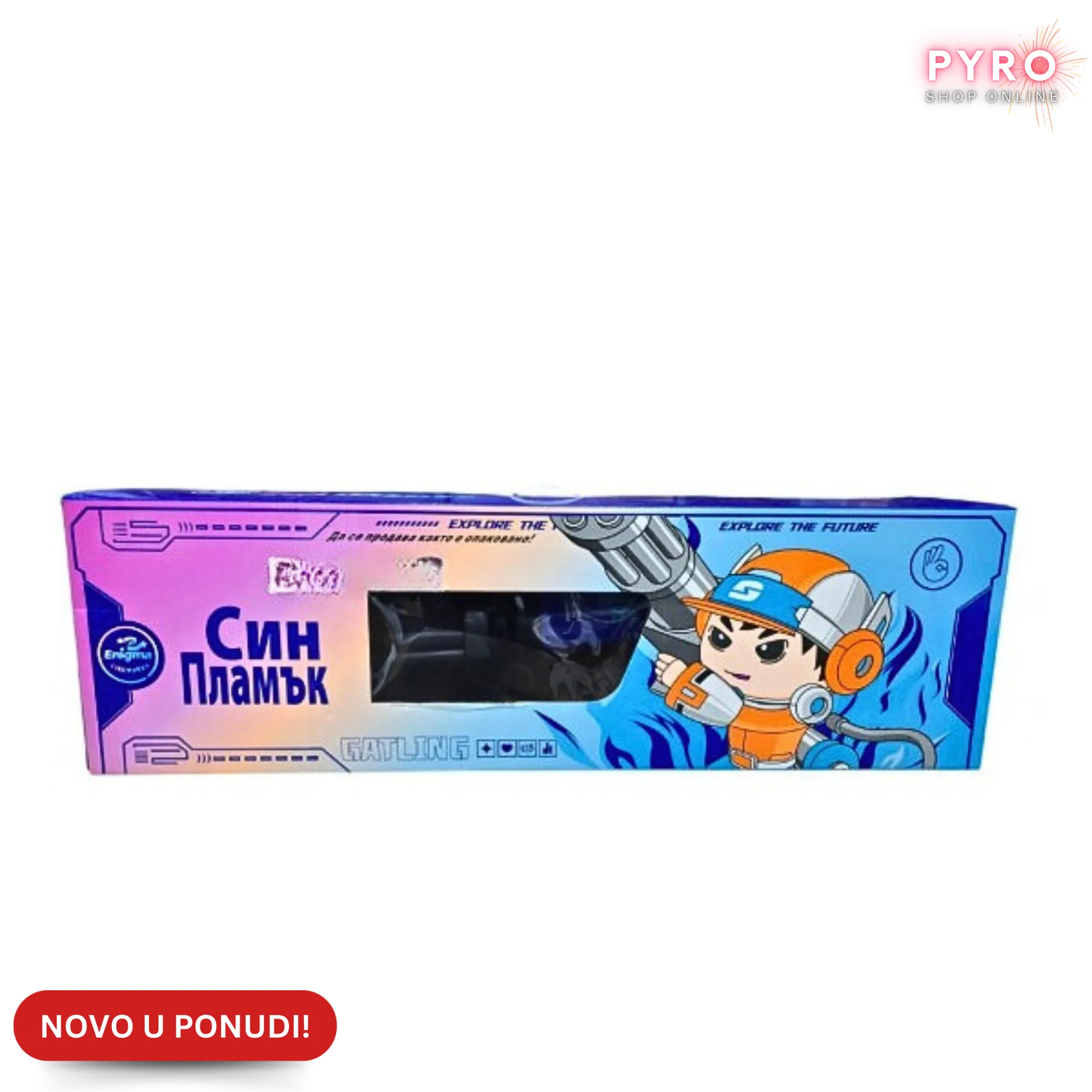 GATLING/PLAVI PLAMEN; Rimska svijeća; 418 Izbačaja; Razred II - Slika 3