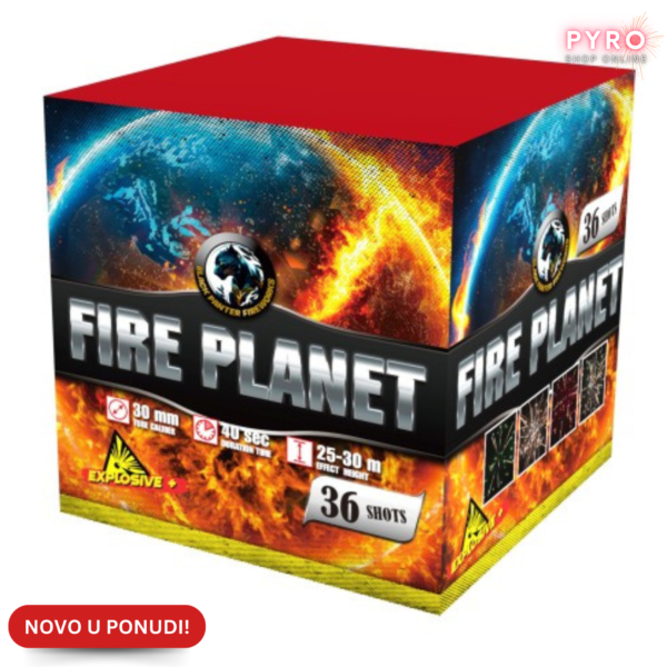 FIRE PLANET; Vatromet; 36 Izbačaja; Razred III