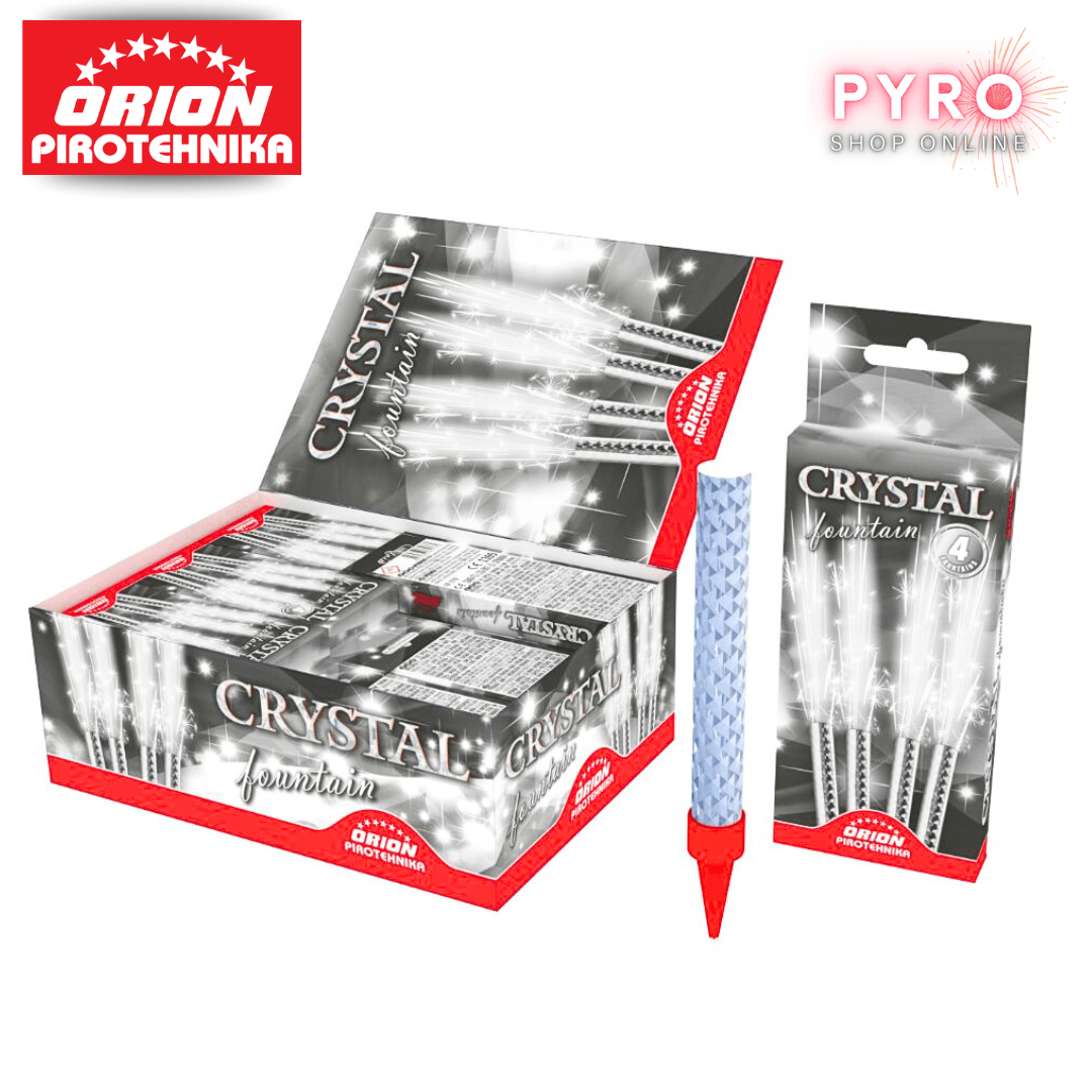 Crystal Fountain tortna fontana Orion Pirotehnika