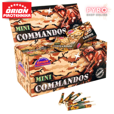 Mini Comandos Orion pucajući pirotehnički artikl – 16 komada