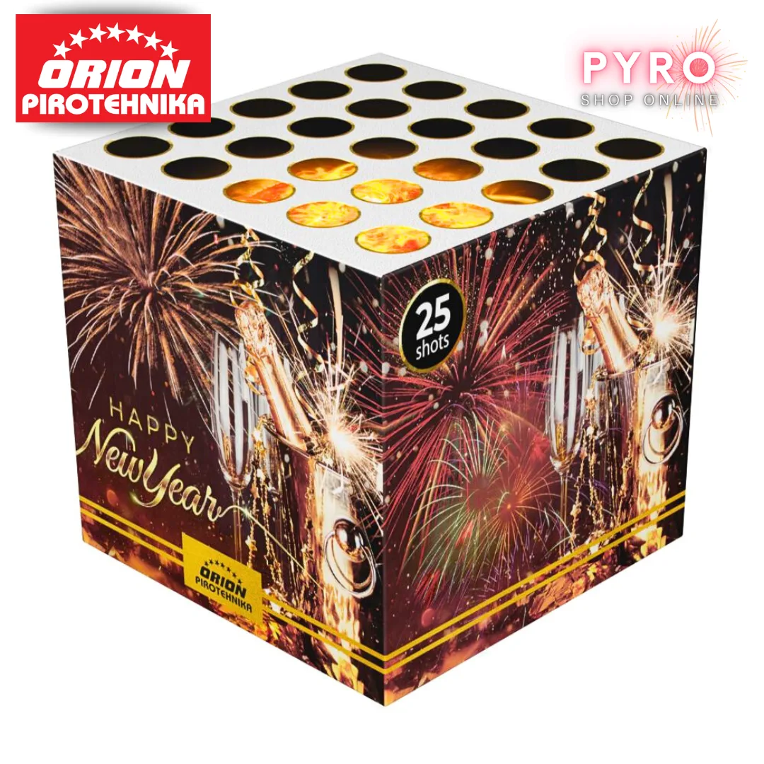 Happy New Year Orion vatrometna baterija F2 – 25 izbačaja