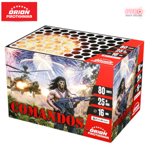 COMANDOS; Vatromet; 80 Izbačaja; Razred II